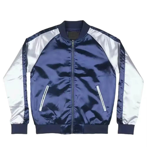 Men's White Varsity <b>Jacket</b> With Black Trim Button Closure Casual Style Autumn Wear Regular Fit Solid Color Polyester\Cotton - Product Image 6