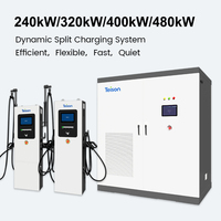 Pengisi Daya DC Cepat Tipe Split Teison Commercial 240kW 320kW 400kW 480kW untuk SPBU dan Pengisian Kendaraan Armada