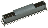 244857 / 244857-E 68 broches, connecteur double rangée pour carte PCB, droit, pas de 1,27 mm, montage en surface, carte à carte, série