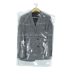 Fundas de ropa de plástico transparente a prueba de polvo de fábrica, prendas de <span class=keywords><strong>Material</strong></span> reciclado, bolsas de limpieza en seco para armario, abrigos de almacenamiento de viaje para el hogar - Product Image 1