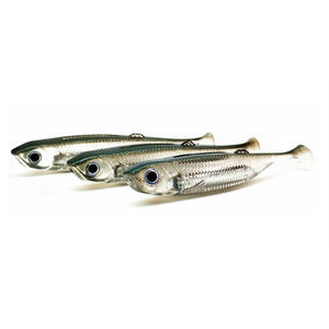 Vente en gros 5X 10cm/6.3g Kit de leurre Swim Minnows Feuille à l'intérieur des leurres de pêche <span class=keywords><strong>Minnow</strong></span> souple - Product Image 1