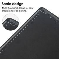 Tablette d'écriture Glosen C1082 A4, bordure en alliage d'aluminium durable, design moderne, porte-stylo et grand clip ; taille/couleur/clip personnalisables