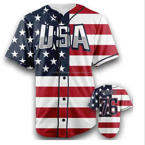 T-shirt col V à séchage rapide pour homme Maillot de softball et de baseball à sublimation complète avec logo imprimé Taille jeune Motif uni - Product Image 2