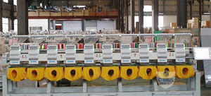 Machine à broder chinoise à deux fonctions, 12 têtes, 1500 tr/min, pour chenille française, chenille et point de chaînette / broderie chenille pure - Product Image 6