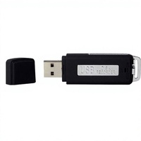 Stylo enregistreur vocal USB SK868 8 Go avec 3-6h d'enregistrement, formats WMA/MP3/WAV, batterie lithium intégrée