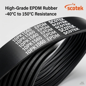 <span class=keywords><strong>Courroie</strong></span> de ventilateur robuste 10PK1560 612630060007 pour moteur Weichai WP12 WP13 - Product Image 2