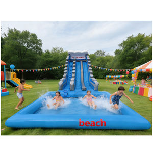 Toboggan aquatique gonflable de qualité commerciale avec piscine à joint d'étanchéité, parc aquatique extérieur <span class=keywords><strong>pour</strong></span> adultes et enfants, idéal <span class=keywords><strong>pour</strong></span> les entreprises de <span class=keywords><strong>location</strong></span> - Product Image 2