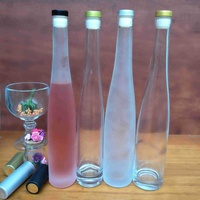 Bouteille de vin blanc en verre avec dégradé de couleur, emballage transparent, boîte cadeau, récipient pour le stockage de spiritueux