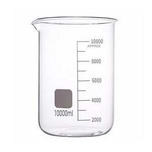 Vaso de Laboratorio de Vidrio Borosilicato Transparente de 2000 ml, 3000 ml, 5000 ml, 10000 ml, Vaso Científico, Vasos Personalizados - Product Image 4