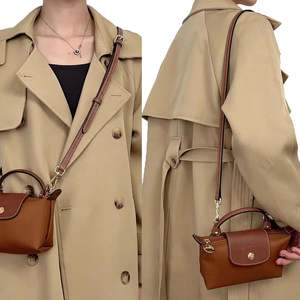 Bandoulière de Remplacement en <span class=keywords><strong>Cuir</strong></span> pour Pochette Mini Longchamp, Kit de Conversion Robuste et Sûr en Laiton - Product Image 6