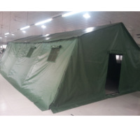 Tente militaire robuste en PVC 600 g/m² avec structure en acier pour 20 personnes, idéale pour la Zambie, le Rwanda, le Malawi, le Ghana, l'Angola, 6x9 m