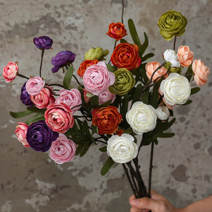 Flores de Loto Artificiales Morandi, Flor de Loto de Seda, Rama Individual, Decoración para el Hogar, Decoración para Bodas, Uso Comercial - Product Image 3