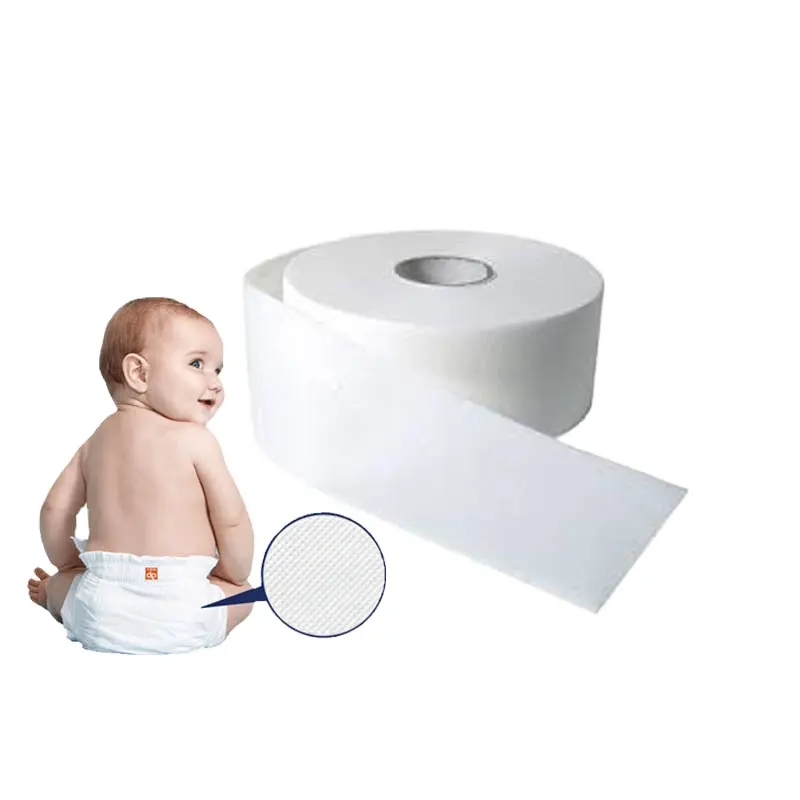 Fornitura di fabbrica tessuto non tessuto super morbido SSS/SSSS utilizzato per materiale non tessuto sss per pannolini per bambini