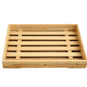 Plateau de présentation simple pour gâteaux et desserts, <span class=keywords><strong>assiette</strong></span> carrée ajourée pour sushis japonais, style moderne et minimaliste pour la maison - Product Image 5