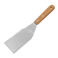 Ensemble de spatules en métal XL pour barbecue, spatule longue pour gril, grattoir, spatule à crêpes, retourneur à hamburgers, coupe-pâte, ustensile de barbecue