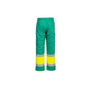 PORTWEST - L049YTRS Pantalon de service de classe 1 contrasté léger et haute visibilité jaune/bleu sarcelle-EAN 5036108383818 HI-VIS WORKWEAR - Product Image 2