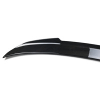 Spoiler de pare-chocs arrière ABS noir brillant PSM Wing Ducktail Lip pour BMW Série 4 F33 2013-2020, installation facile, protection et décoration