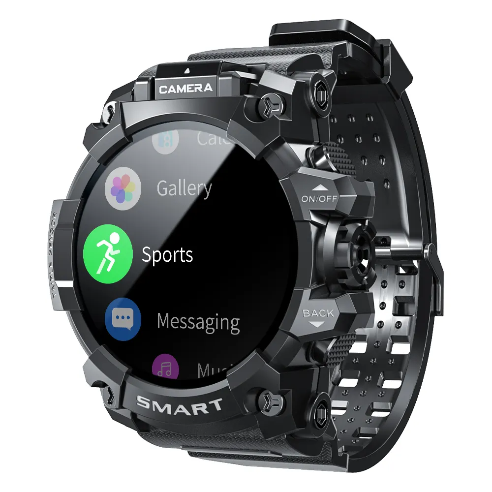 LOK 매트 APPLLP 6 안드로이드 9.0 스마트 시계 전화 GPS 4G 와이파이 1.6 "4 + 64GB 5MP Smartwatch 운동 기록 스포츠 추적기