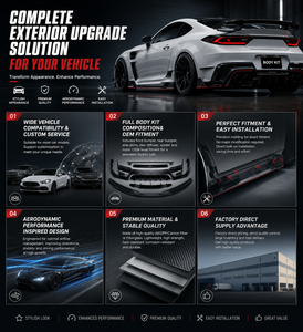 Kit carrosserie style <span class=keywords><strong>M8</strong></span> pour <span class=keywords><strong>BMW</strong></span> G20 2019-2021 : Pare-chocs avant, calandre, lèvre avant, kit de conversion facelift - Product Image 6