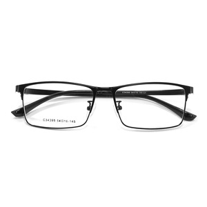 Monture de lunettes rectangulaire élégante pour hommes, protection anti-UV, 54-16-145 C34395, fabriquée à Danyang - Product Image 1