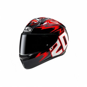 Casco Integrale per Moto Hjc C10 Nero Rosso L in Policarbonato - Product Image 1