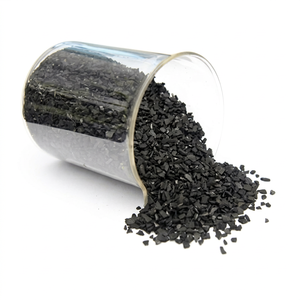 Charbon actif naturel à base de coque de noix de coco activé à la vapeur pour raffinerie de pétrole, traitement de l'eau et extraction d'or, taille de maille 6x12 - Product Image 1