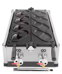 Gaufrier numérique en forme de chaussure <span class=keywords><strong>Crocs</strong></span> en acier inoxydable gaufrier électrique rectangulaire 220v personnalisable nouvel arrivage - Product Image 4