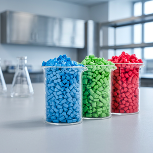Granulés plastiques multicolores pour la fabrication de polymères, le moulage par injection, l'extrusion et les composants plastiques industriels - Product Image 2