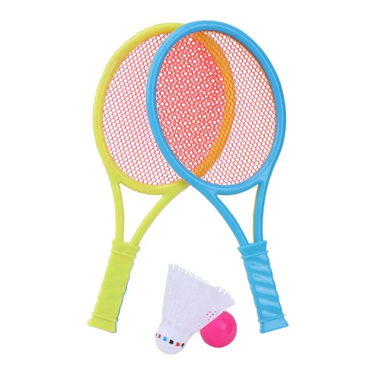 Kinder Im Freien Sport Freizeit Kunststoff Badminton Schläger Spielzeug Strand Schläger Set