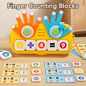 Jouet éducatif Montessori pour apprendre à compter sur les doigts, puzzle d'apprentissage précoce, aides pédagogiques pour enfants de 3 à 6 ans, unisexe, maternelle, mathématiques, tout-petits - Product Image 4