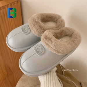 BC all'aperto invernale scivoli impermeabili da donna pantofole da casa all'ingrosso impermeabili foderate di pelliccia sandali caldi da donna - Product Image 2