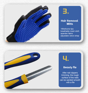 كلب 8 في 1 مع مقص الكلب وعاء فرشاة أسنان - Product Image 4