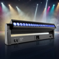 Projecteur motorisé LED RGBW 650W IP65 20x40W avec zoom, contrôle pixel, double faisceau, wash, lumière du jour 6000K, alerte CTO, DMX, en aluminium pour scène