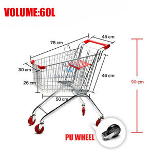 Chariot de shopping électrique chariots de seconde main chariot pliant chariot de shopping - Product Image 5