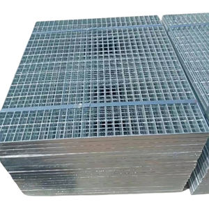 Grille de barre en acier galvanisé 1m X 1m utilisée pour la vente avec un poids kg M2 pour marcher sur les routes Rampes Plate-forme Paillasson - Product Image 1