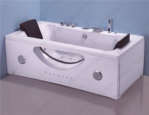 Luka — baignoire à Led pour jets massant, bain avec fenêtre en verre, projet japonais - Product Image 3