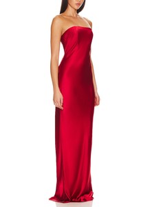 Abito da sera <span class=keywords><strong>lungo</strong></span> Maxi abito da sera donna <span class=keywords><strong>con</strong></span> <span class=keywords><strong>spacco</strong></span> a <span class=keywords><strong>spacco</strong></span> <span class=keywords><strong>lungo</strong></span> senza maniche personalizzato elegante corsetto cristallizzato <span class=keywords><strong>rosso</strong></span> - Product Image 2