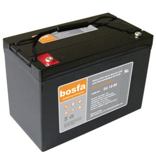 Rechargeable Solar Battery DC12-90 12v 90ah AGM Deep Cycle Lead Acid for Boats & Alarm Systems