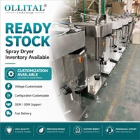 Secador por Pulverización Ollital para Preparación de Muestras con Cámara de Vidrio y Recolección Ciclónica para la Clasificación de Fórmulas e I+D