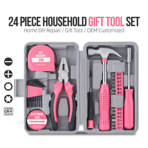 Juego de Herramientas de Alta Calidad de 24 Piezas, 200x125x45mm, de Metal y Plástico, para Reparaciones del Hogar - Product Image 2