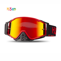 Lunettes de moto tout-terrain personnalisées avec logo UV400, masque de motocross, lunettes de course