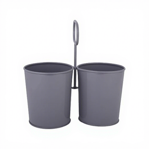 Porta Cubiertos Metálico, Organizador de Almacenamiento para Tenedores y Cucharas, Estilo Minimalista para Cocina, Tipo Vertical - Product Image 5