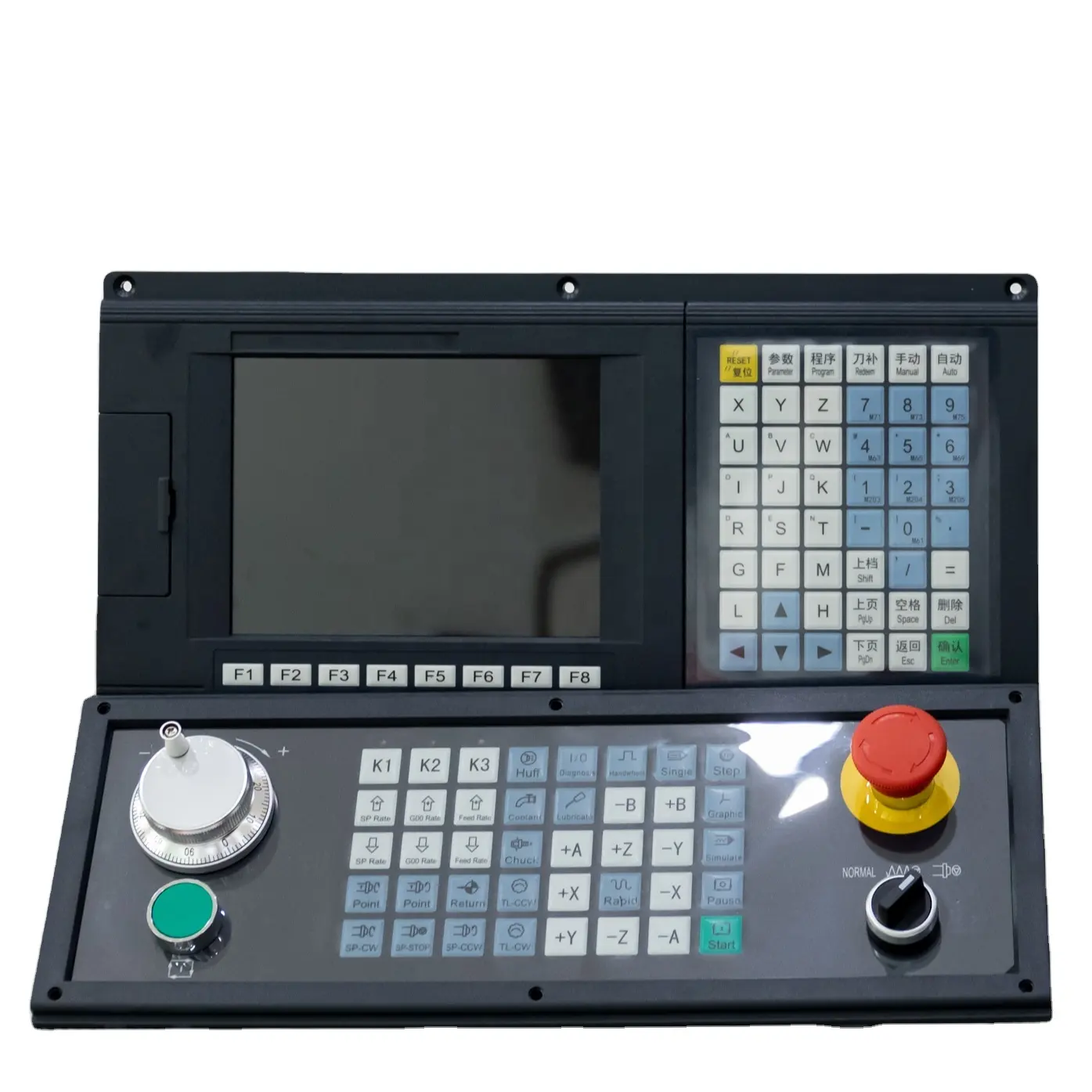 NEWKer-tarjeta controladora cnc de 2, 3 y 4 ejes para máquina de grabado, con PLC Mitsubishi