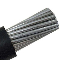 Cable de Servicio, Conductor 6 4 2 AWG, Dúplex, Tríplex, Cuádruplex, Cable Eléctrico de Aluminio Trenzado, Negro, XLPE, OEM