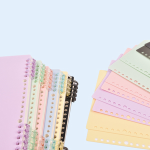 A5 Macaron-Farbenes Notizbuch mit Loseblattsystem, Nachfüllbarer Ringbucheinband mit Abnehmbarem Ring für Schüler und Büro - Product Image 2
