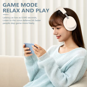 Auriculares Inalámbricos Plegables con Cancelación de Ruido Activa (ANC), Compatibles con Tarjeta TF, Bluetooth, Auriculares Supraaurales con Bajos Profundos, Auriculares para Juegos - Product Image 6