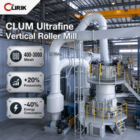 Broyeur à rouleaux vertical ultrafin multi-rotors CLUM 3000 Mesh pour la production de talc de haute qualité