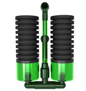 QANVEE QS 100A Double tête, écologique, haute qualité, boîte de filtre bio-éponge de remplacement en plastique pour <span class=keywords><strong>aquarium</strong></span>, emballée pour salon - Product Image 5