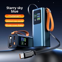 Chargeur rapide pour ordinateur portable haute puissance PD100W, alliage d'aluminium, batterie externe 20000mAh avec câble USB-C rétractable, modèle M11