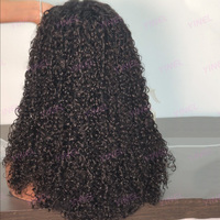 SDD Cabello Humano Virgen Vietnamita Remy Rizado HD Completo para Peluca con Pelo de Bebé, Sin Pegamento, Largo, Venta al por Mayor